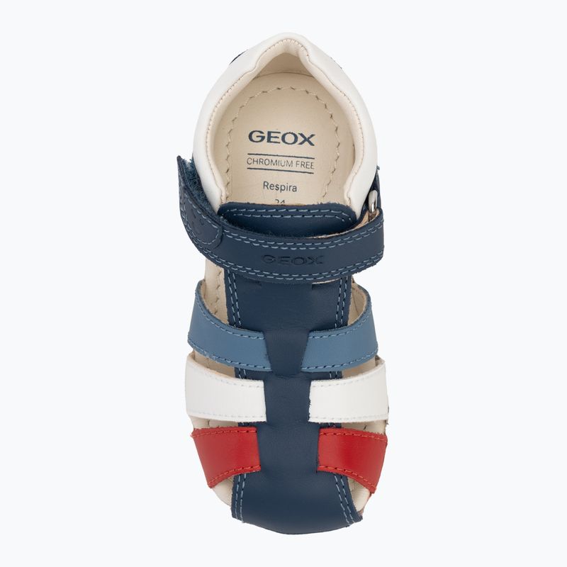 Detské sandále Geox Macchia avio/white 5