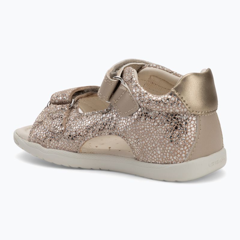 Detské sandále Geox Macchia white/gold 3