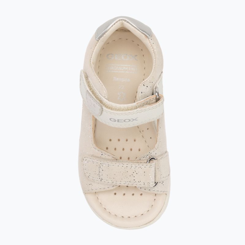 Detské sandále Geox Macchia white/silver 5