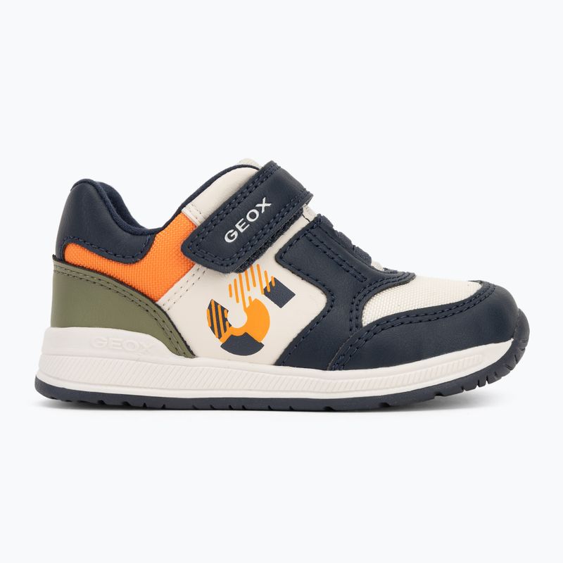 Detské topánky Geox Rishon navy/light orange 2