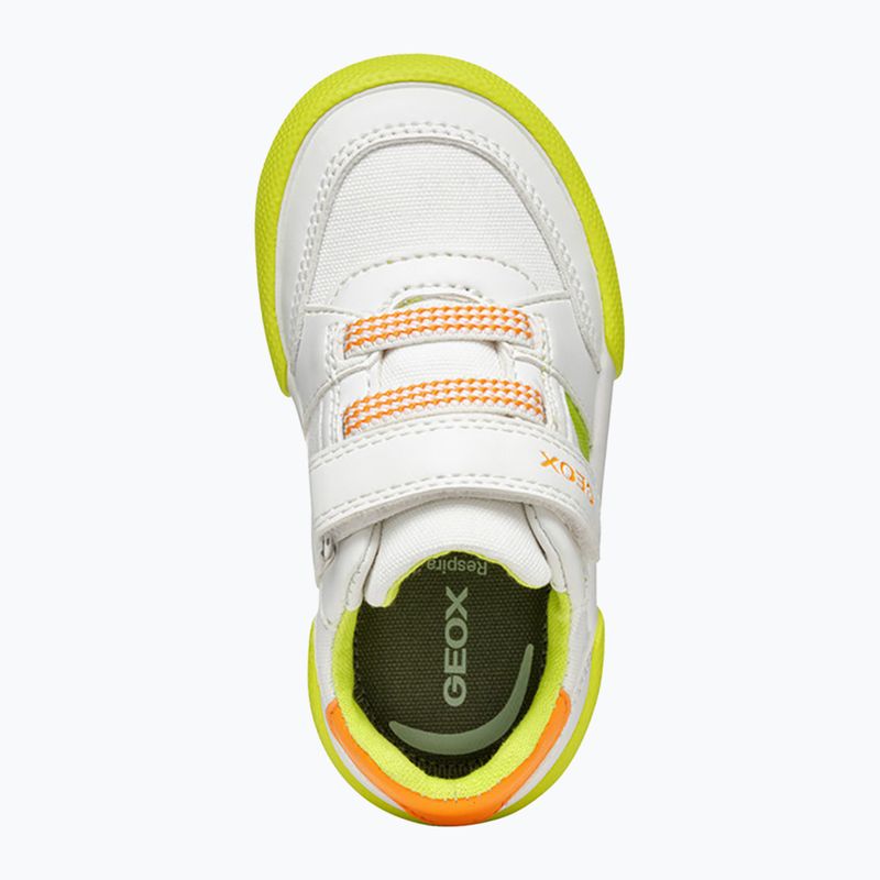 Detské topánky Geox Gisli white/fluo green 14