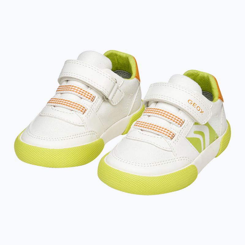 Detské topánky Geox Gisli white/fluo green 15