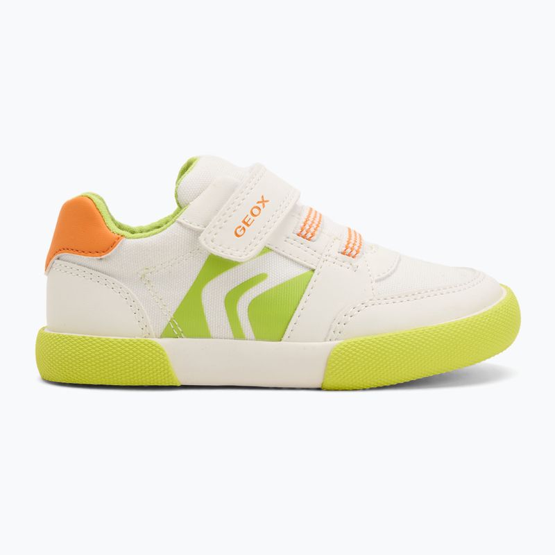 Detské topánky Geox Gisli white/fluo green 2