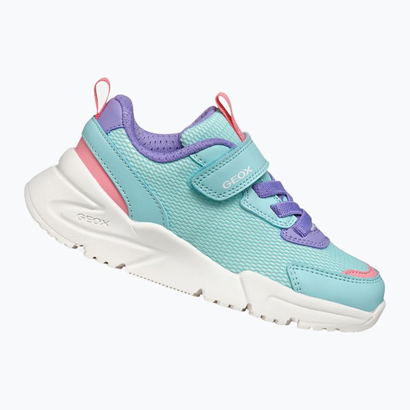 Detské topánky Geox Loftus sea green/lilac 10