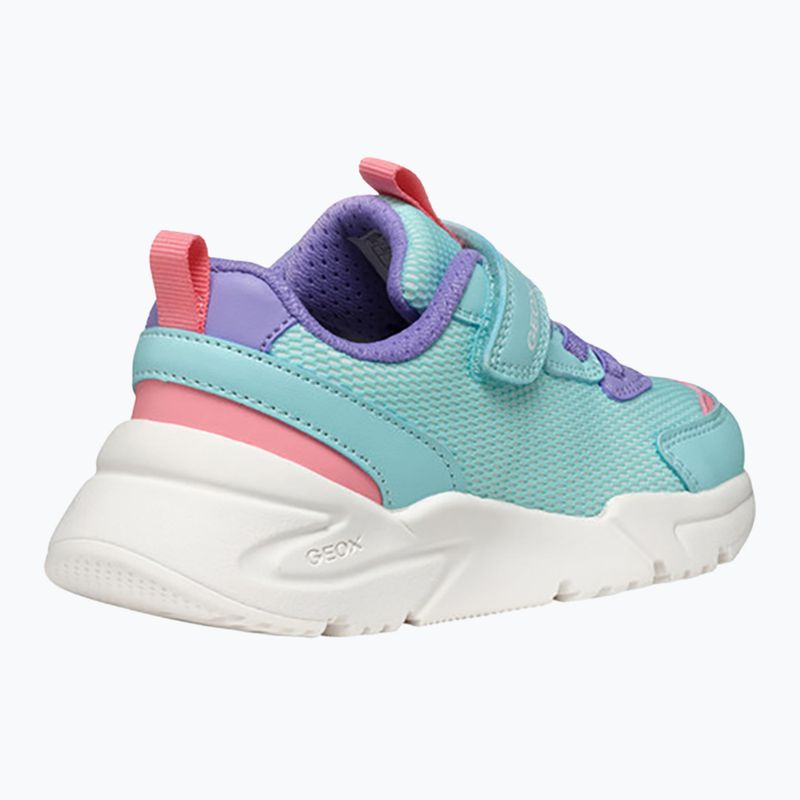 Detské topánky Geox Loftus sea green/lilac 11