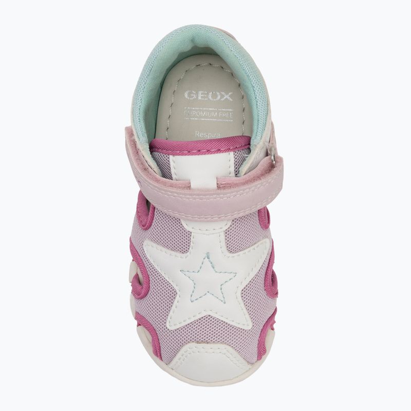 Detské sandále Geox Iupidoo white/fuchsia 5