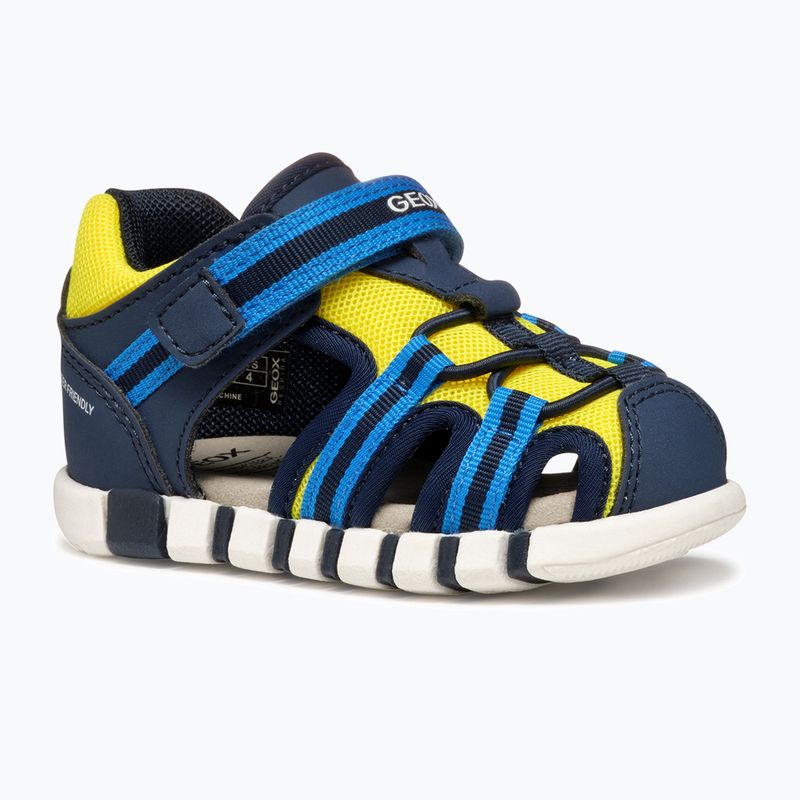 Detské sandále Geox Iupidoo navy/fluo yellow