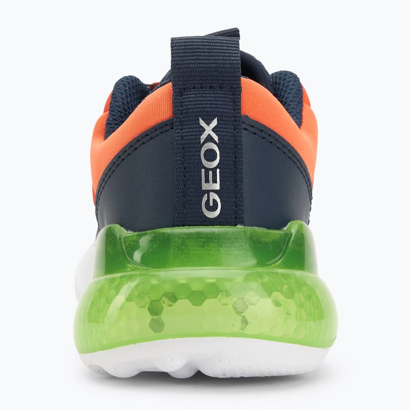 Junior topánky Geox Activart Illuminus navy/lime 6