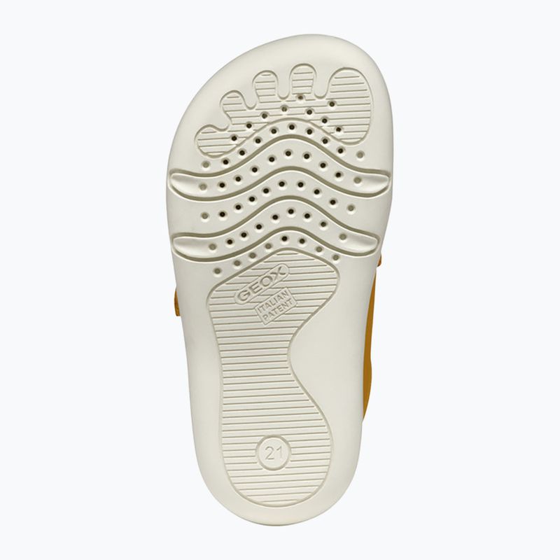 Detské barefoot topánky Geox Steppieup ochre yellow/navy 6
