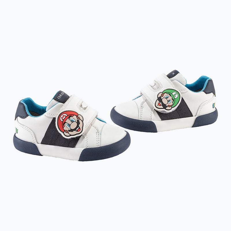 Detské topánky Geox Gisli white/navy/orange 15