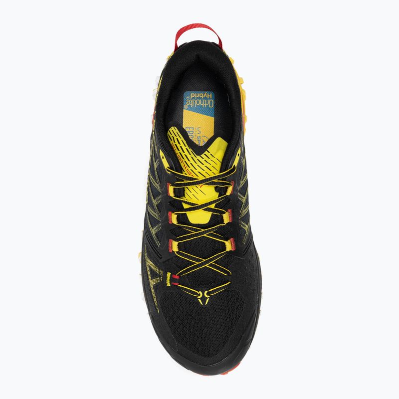 Pánska bežecká obuv La Sportiva Bushido III  black/yellow 5