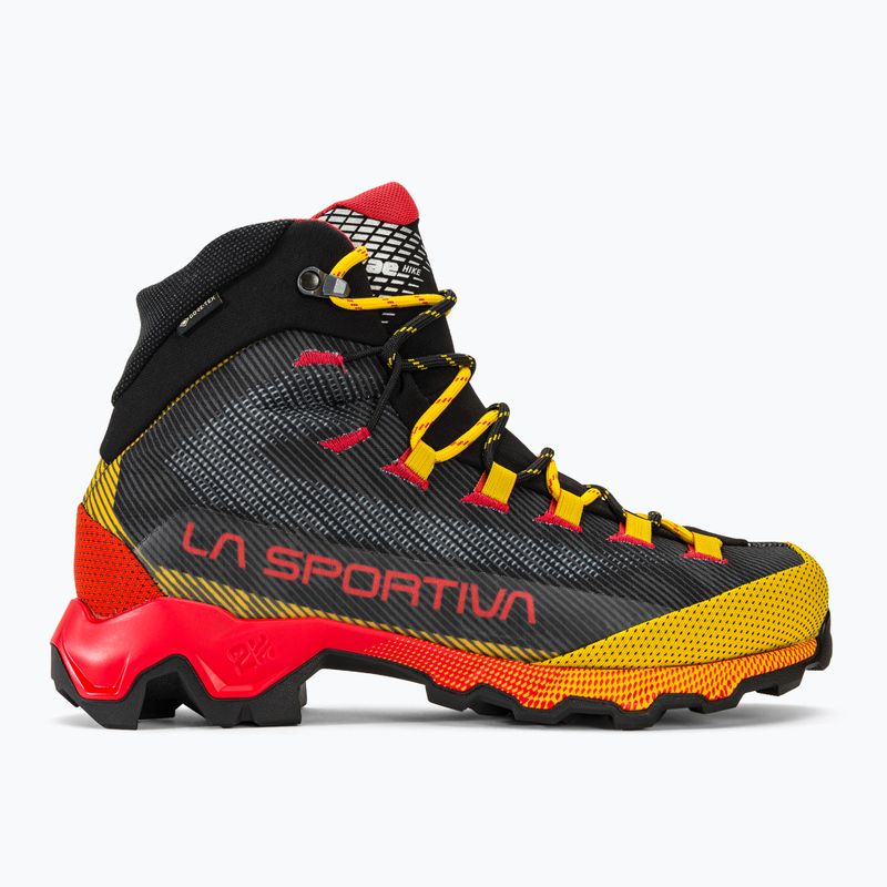 Pánska treková obuv La Sportiva Aequilibrium Hike GTX carbon/yellow 2