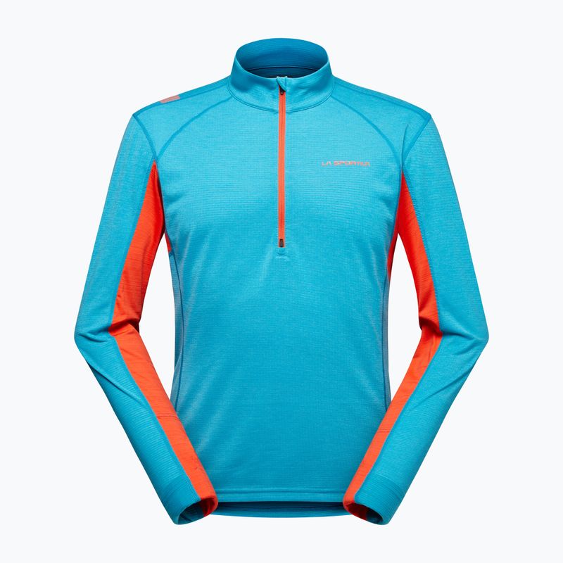 Pánska mikina La Sportiva Swift Longsleeve tropic blue/cherry tomato