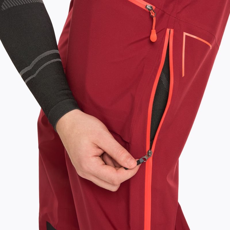 Pánske lyžiarske nohavice La Sportiva Chaser Evo Shell Bib sangria 5