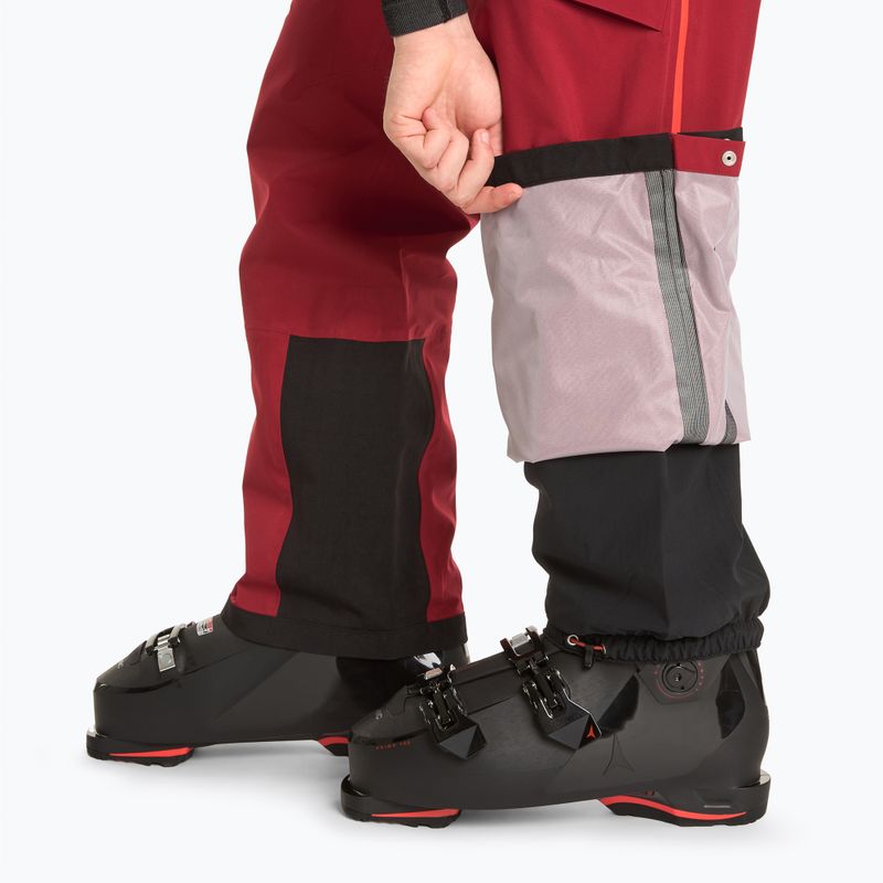 Pánske lyžiarske nohavice La Sportiva Chaser Evo Shell Bib sangria 7