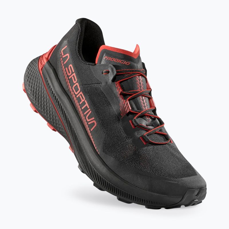 Pánske bežecké topánky La Sportiva Prodigio black/tango red 10