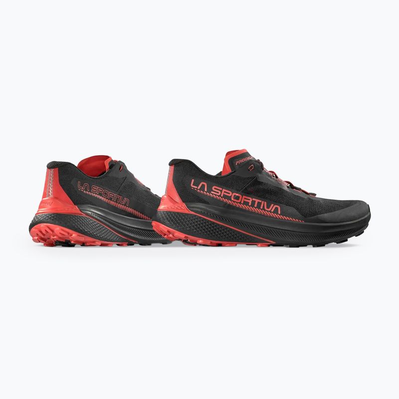 Pánske bežecké topánky La Sportiva Prodigio black/tango red 13