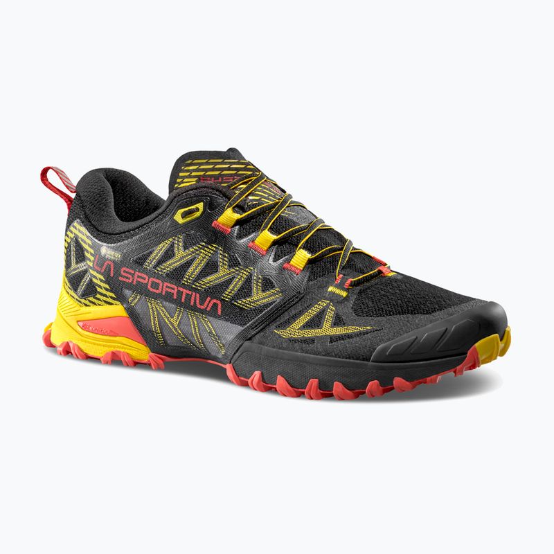 Pánska bežecká obuv La Sportiva Bushido III GTX black/ yellow 8