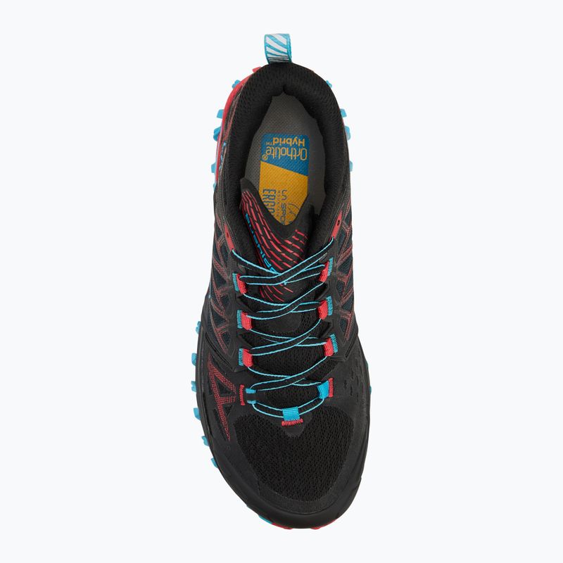 Dámska bežecká obuv La Sportiva Bushido III GTX black/ hibiscus 5