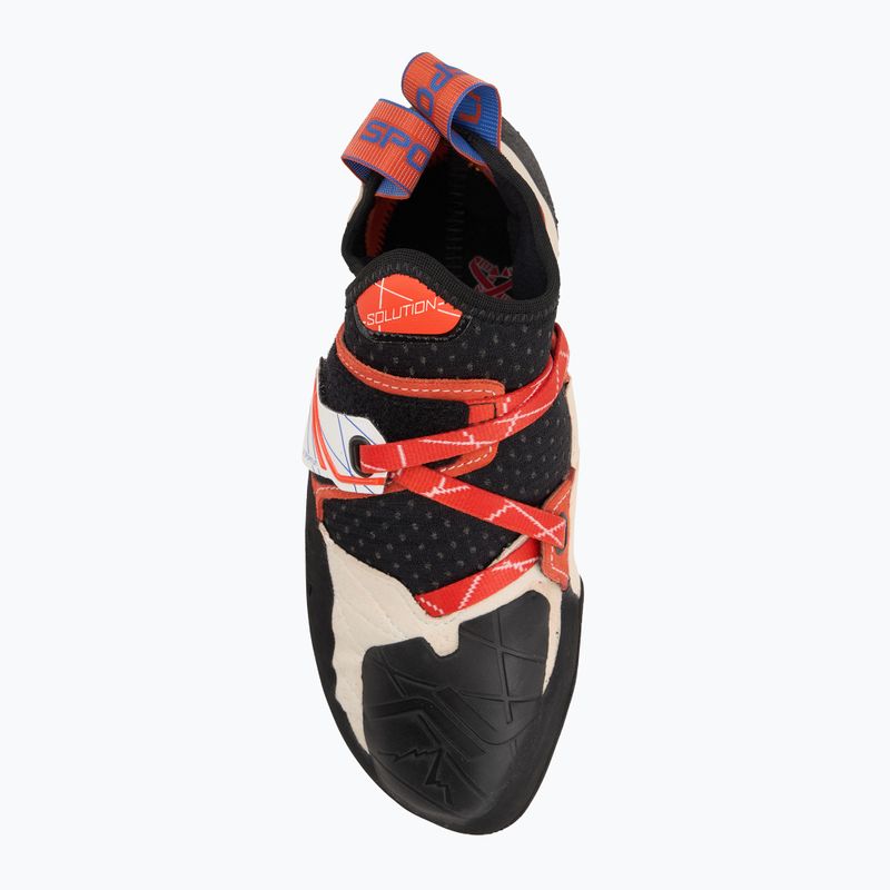 Dámske lezecké topánky  La Sportiva Solution white/lily orange 5