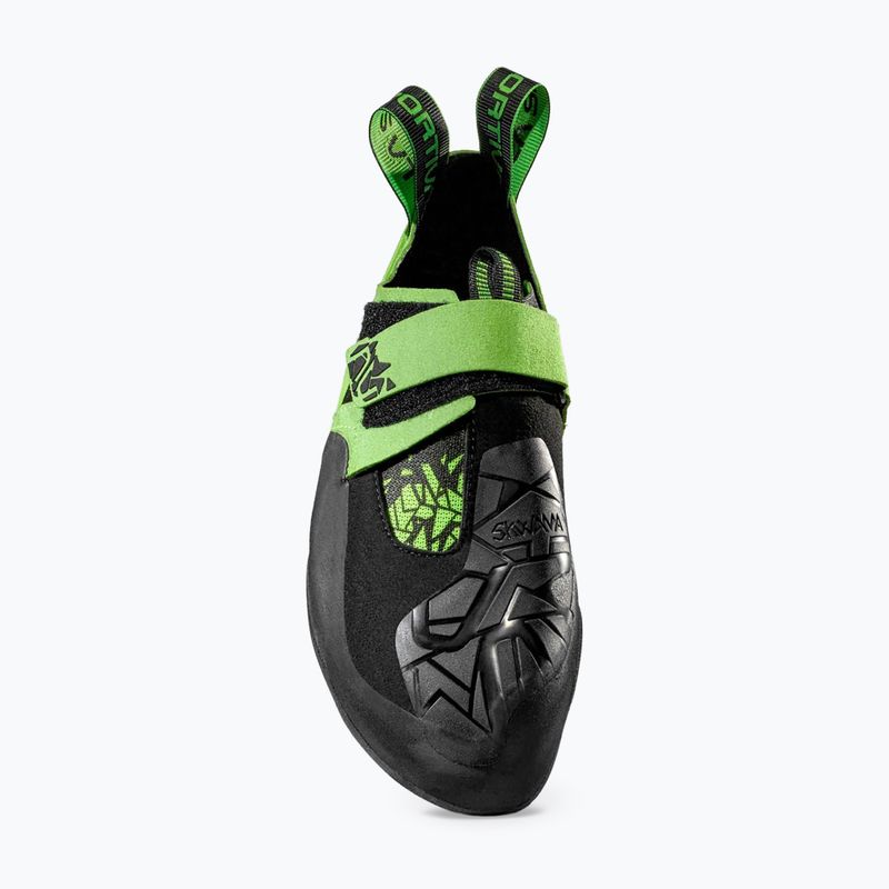 Pánske lezecké topánky La Sportiva Skwama Vegan black/flash green 6