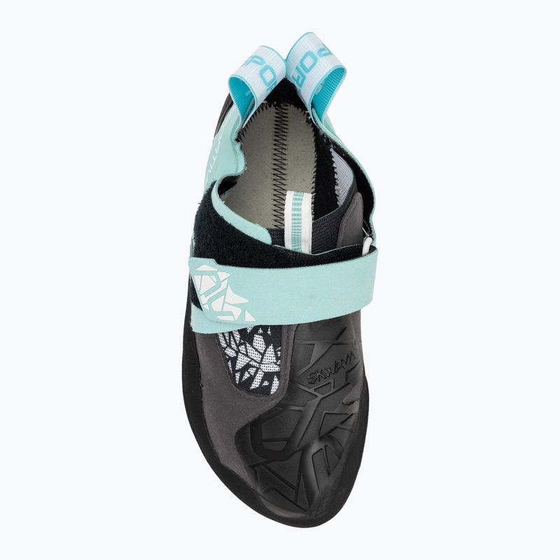 Pánske lezecké topánky La Sportiva Skwama Vegan carbon/turquoise 5