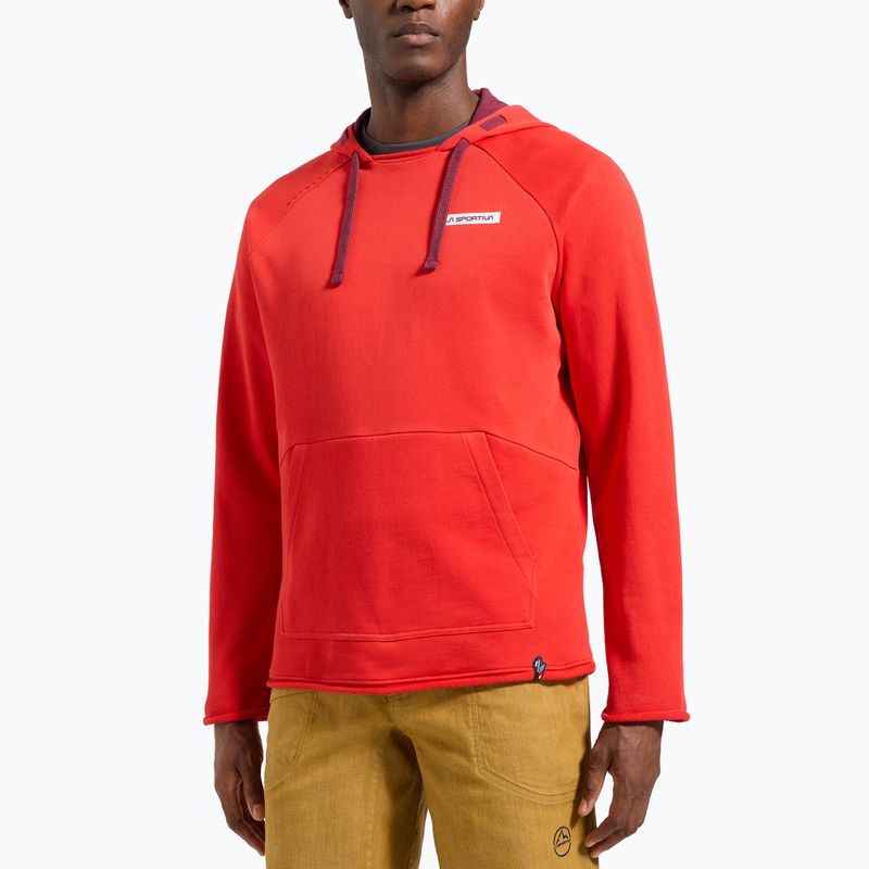 Pánska mikina La Sportiva Telendos Hoody mountain red