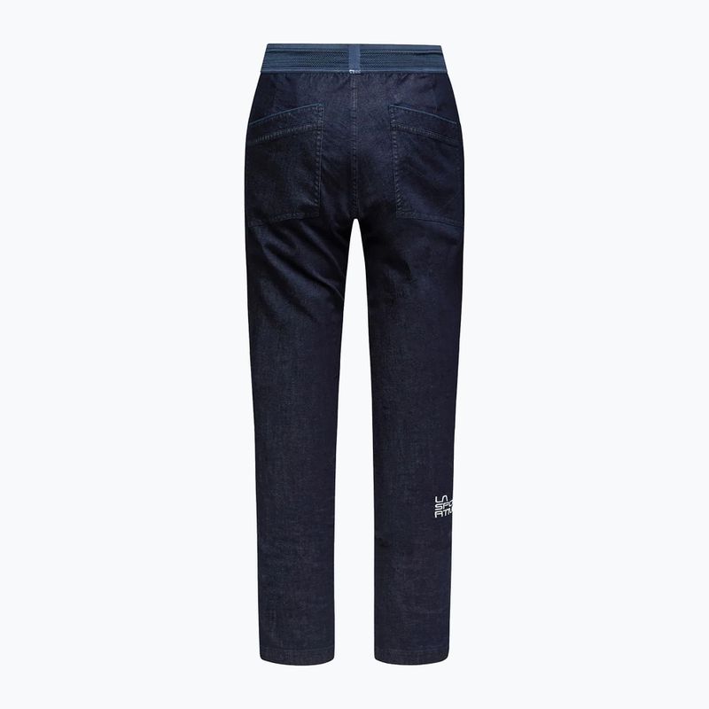 Pánske lezecké nohavice La Sportiva Cave Jeans denim/night sky 4
