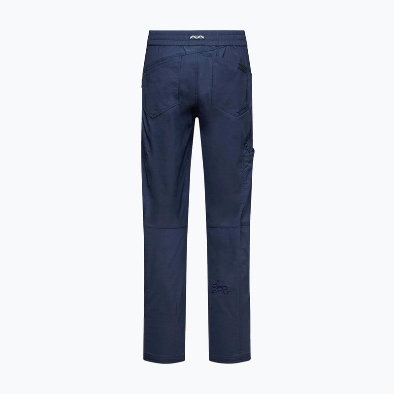 Pánske lezecké nohavice La Sportiva Talus night sky/chalk 4