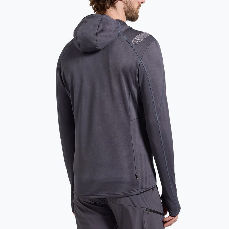 Pánska trekkingová mikina La Sportiva Chill Thermal Hoody onyx/chalk 3