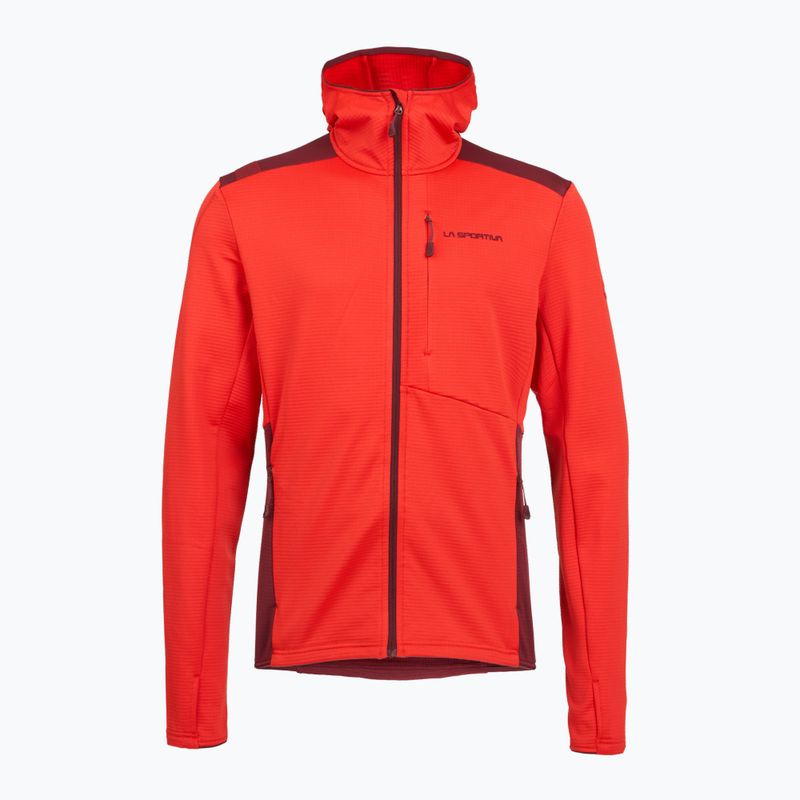 Pánska trekingová mikina La Sportiva Chill Thermal Hoody mountain red / redwood
