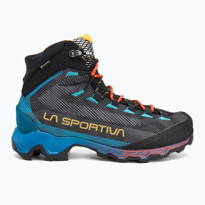 Pánska treková obuv La Sportiva Aequilibrium Hike GTX carbon/tropic blue 2