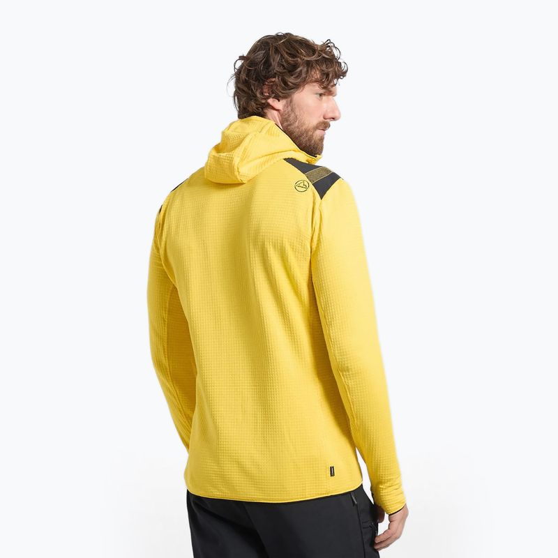 Pánska termo mikina La Sportiva Lucendro Thermal Hoody yellow/black 2