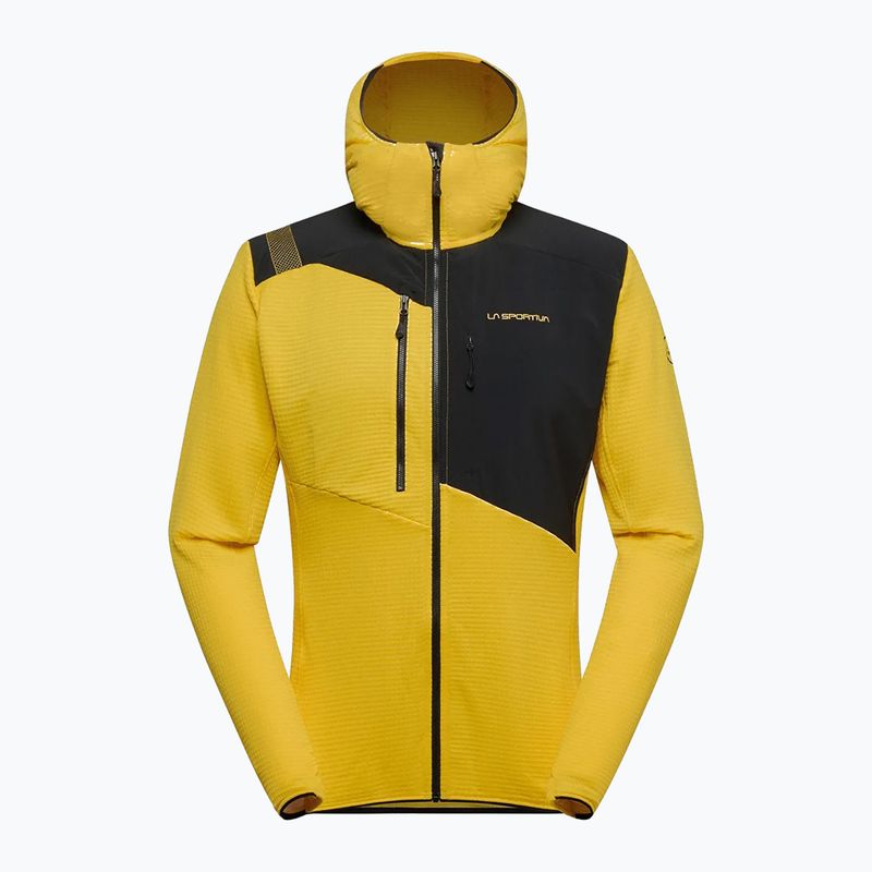 Pánska termo mikina La Sportiva Lucendro Thermal Hoody yellow/black 4