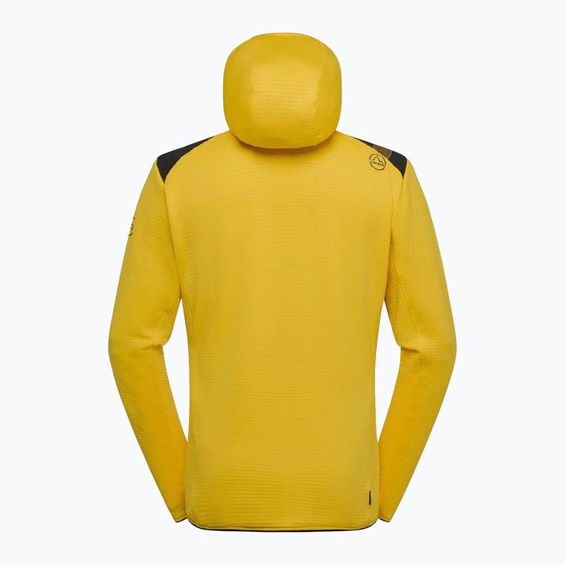 Pánska termo mikina La Sportiva Lucendro Thermal Hoody yellow/black 5