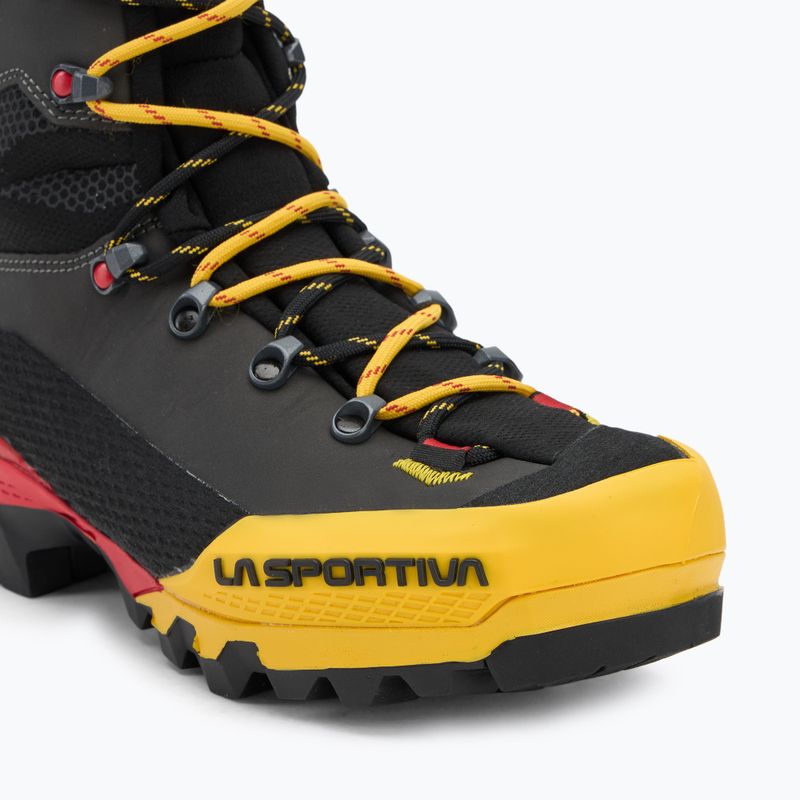 Pánske vysokohorské topánky La Sportiva Aequilibrium LT GTX black/yellow 7