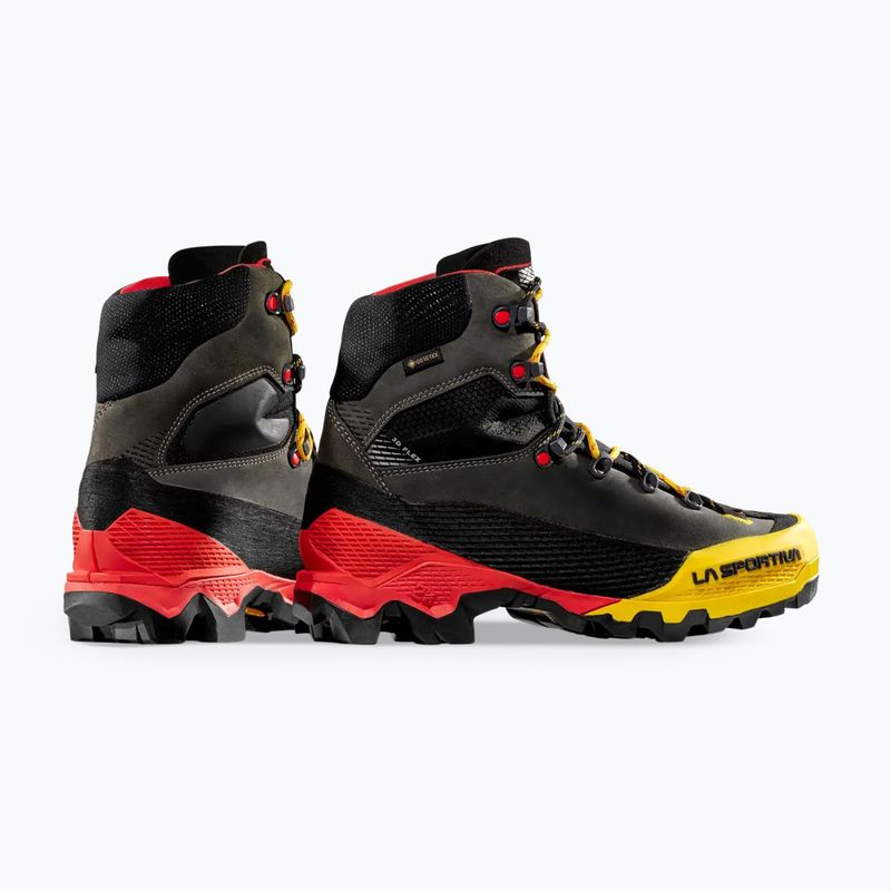 Pánske vysokohorské topánky La Sportiva Aequilibrium LT GTX black/yellow 11