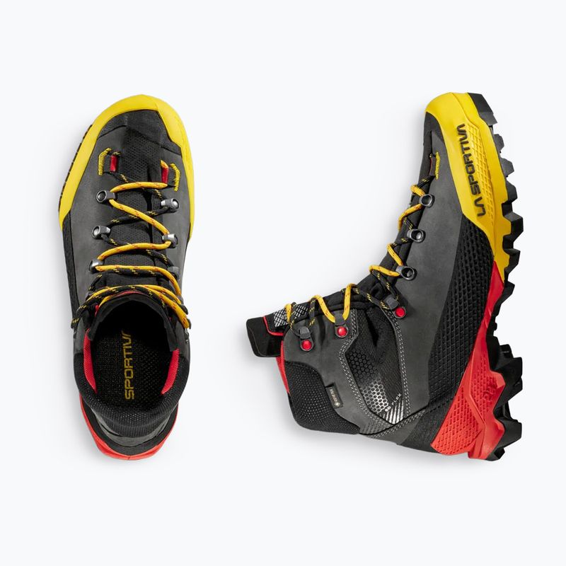 Pánske vysokohorské topánky La Sportiva Aequilibrium LT GTX black/yellow 13
