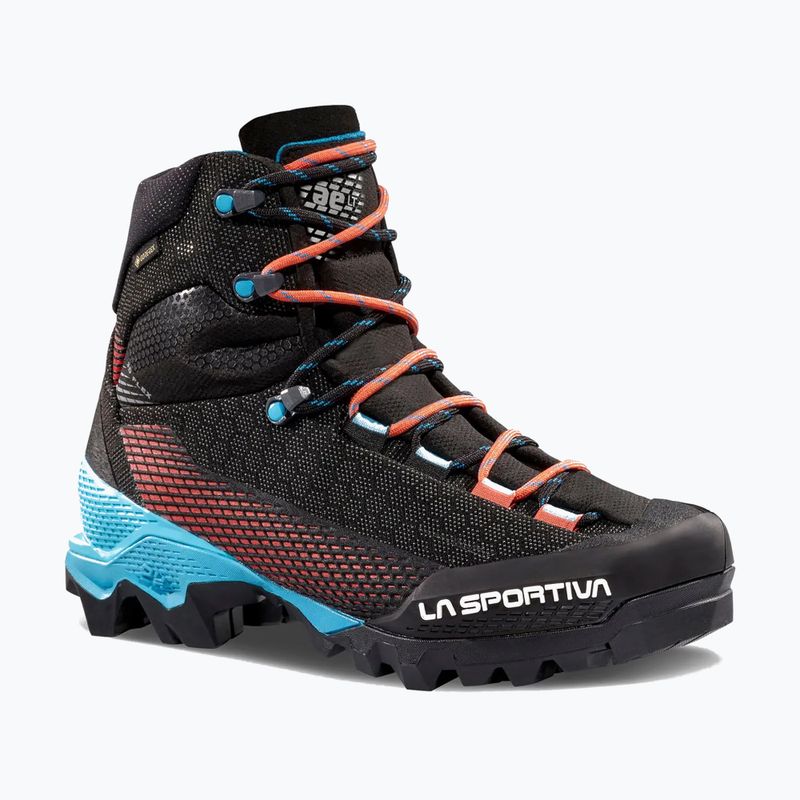 Dámske vysokohorské topánky La Sportiva Aequilibrium ST GTX black/hibiscus 8