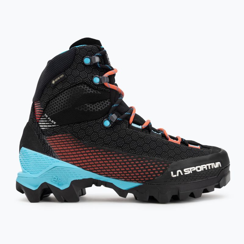 Dámske vysokohorské topánky La Sportiva Aequilibrium ST GTX black/hibiscus 2