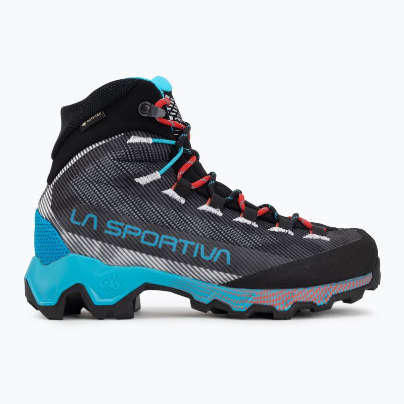 Dámske trekingové topánky La Sportiva Aequalibrum Hike GTX carbon/malibu blue 2