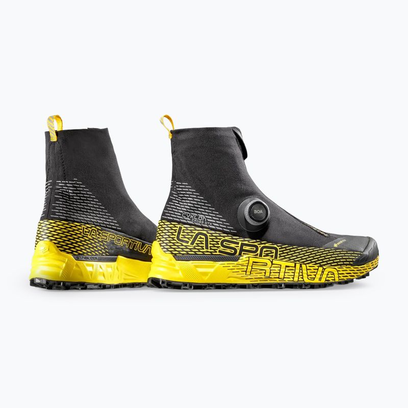 Pánske bežecké topánky La Sportiva Cyklon Cross GTX black/yellow 15