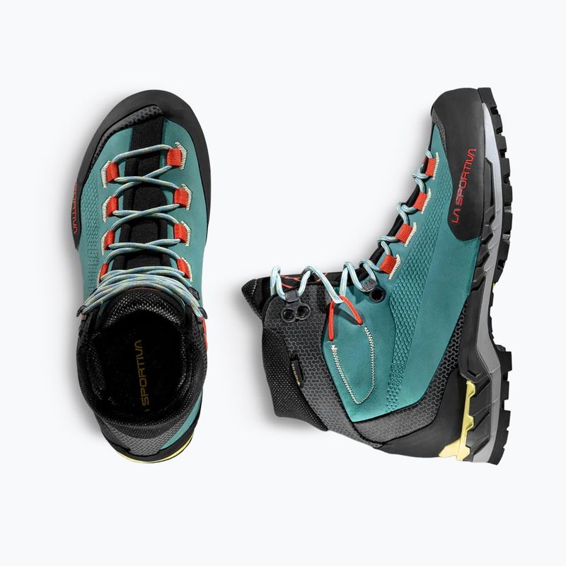 Dámske vysokohorské topánky La Sportiva Trango Tech Leather GTX juniper/zest 6