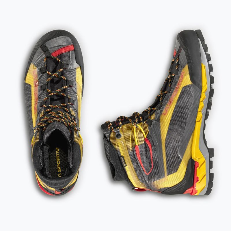 Pánske trekingové topánky La Sportiva Trango Tech GTX black/yellow 8