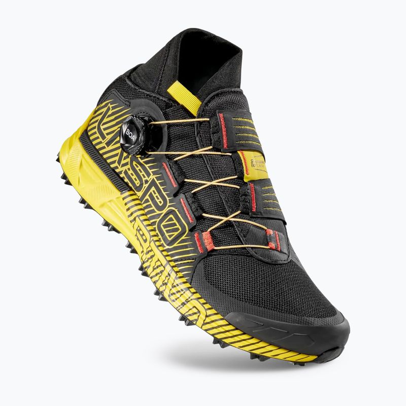 Pánske bežecké topánky La Sportiva Cyklon black/yellow 10