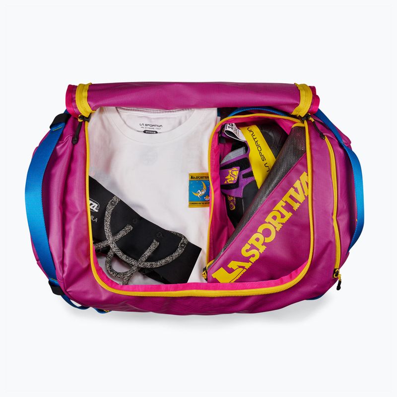 Cestovná taška La Sportiva Nomad Duffel 40 l fuchsia/yellow 4