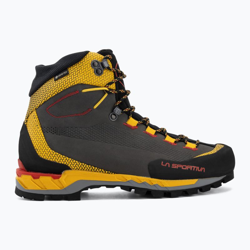 Pánske vysokohorské topánky La Sportiva Trango Tech Leather GTX black/yellow 2