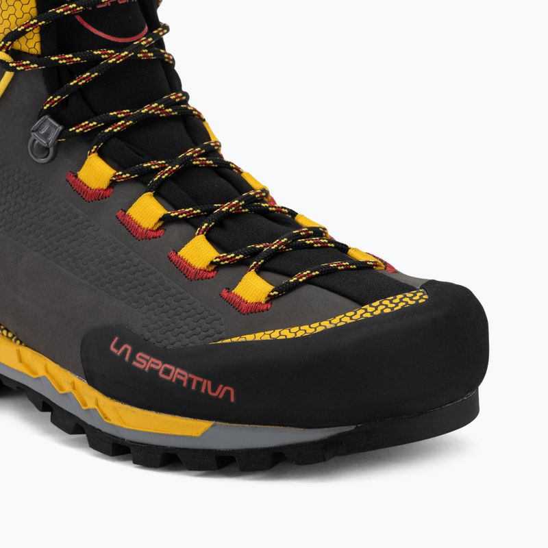 Pánske vysokohorské topánky La Sportiva Trango Tech Leather GTX black/yellow 7