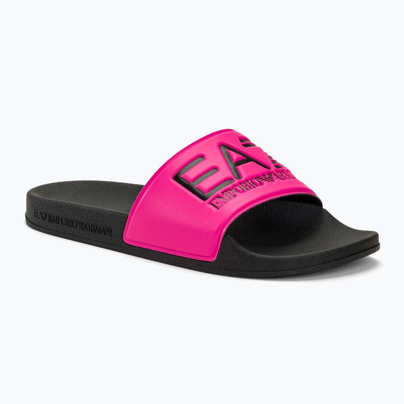 Šľapky EA7 Emporio Armani Water Sports Visibility pink fluo/black