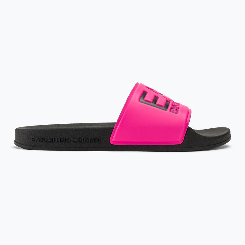 Šľapky EA7 Emporio Armani Water Sports Visibility pink fluo/black 2